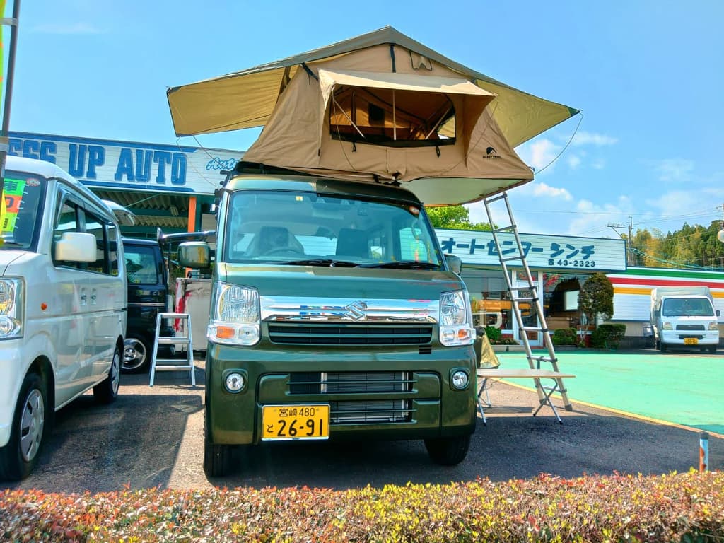 取り扱っているアウトドア仕様の軽自動車